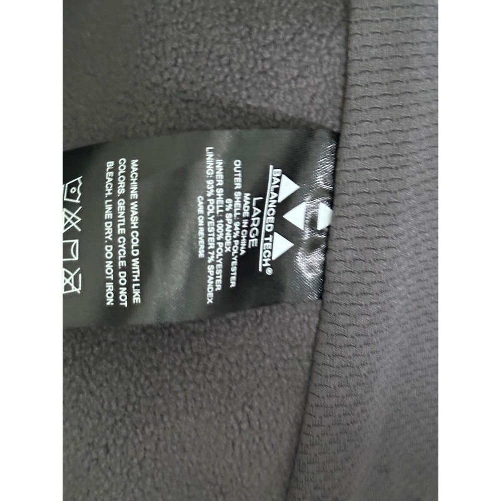 Balanced Tech Softshell Jacket Mens Large Gray Performance Water Resistant - Picture 12 of 14